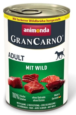 Animonda GranCarno Original Adult Wild Dziczyzna puszka 400g