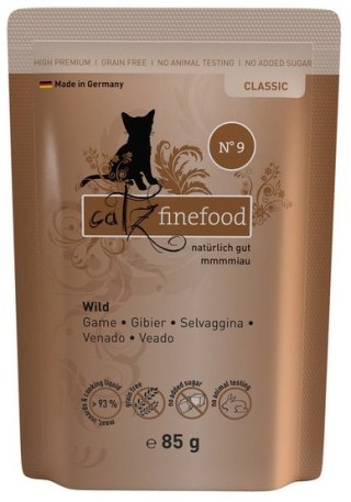 Catz Finefood Classic N.09 Dziczyzna saszetka 85g