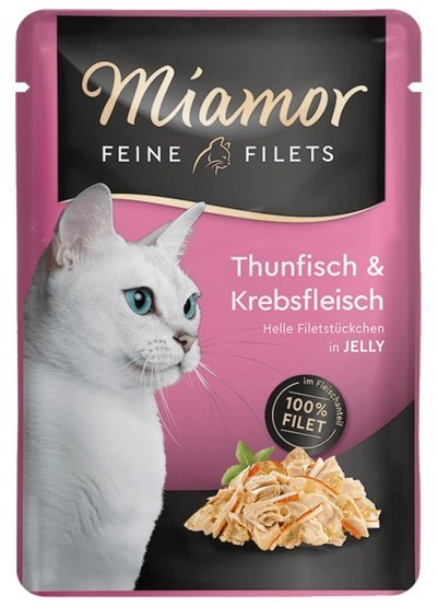 Miamor Feine Filets Tuńczyk & Kraby saszetka 100g