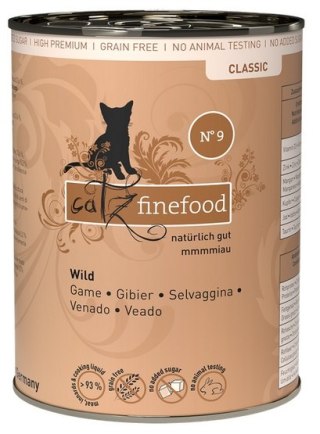 Catz Finefood Classic N.09 Dziczyzna puszka 400g