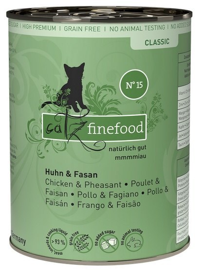 Catz Finefood Classic N.15 Kurczak i Bażant puszka 400g