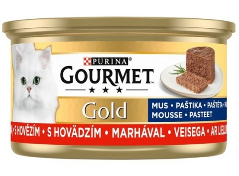 Gourmet Gold Mus z Wołowiną 85g