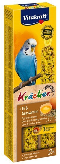 Vitakraft Kracker 2szt Papuga falista Jajeczny 60g [2121263]