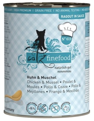 Catz Finefood Ragout N.613 Kurczak i Omułek puszka 380g