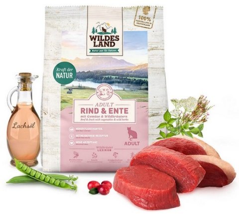 Wildes Land Cat Classic Adult Rind & Ente 400g