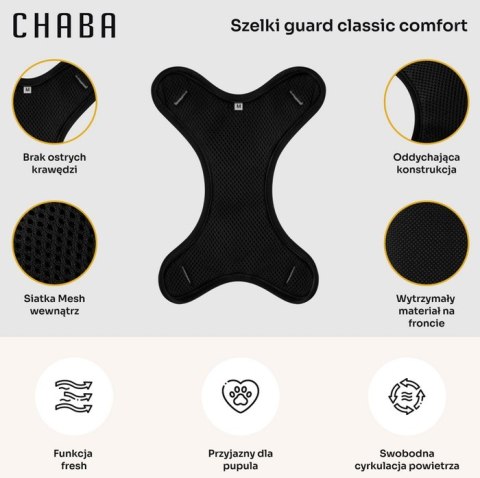 CHABA Szelki Guard Comfort Classic S fuksja