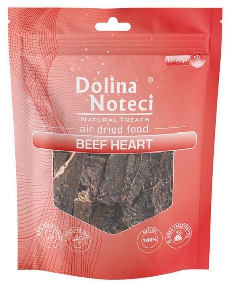 Dolina Noteci Natural Treats Dog Serca wołowe 100g [termin ważności: 02.02.2025]