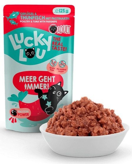 Lucky Lou Lifestage Adult Drób i tuńczyk saszetka 125g