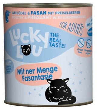 Lucky Lou Lifestage Adult Drób i bażant puszka 800g