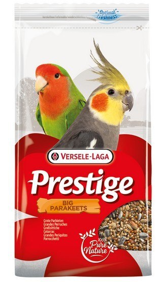 Versele-Laga Prestige Big Parakeets średnia papuga (nimfa, nierozłączka) 1,2kg (1+0,2kg gratis)