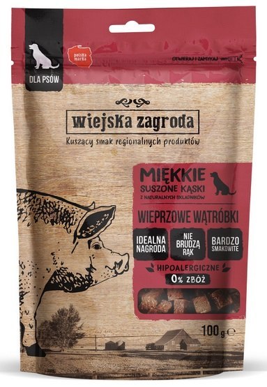 Wiejska Zagroda Przysmak Kąski - wieprzowe wątóbki 100g