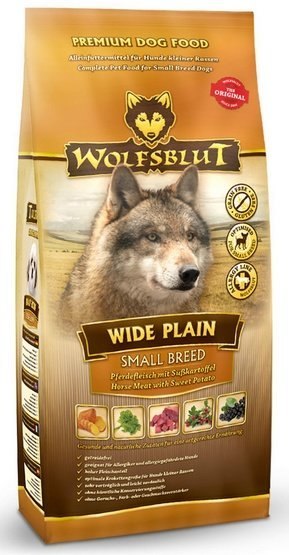 Wolfsblut Dog Wide Plain Small konina i bataty 7,5kg