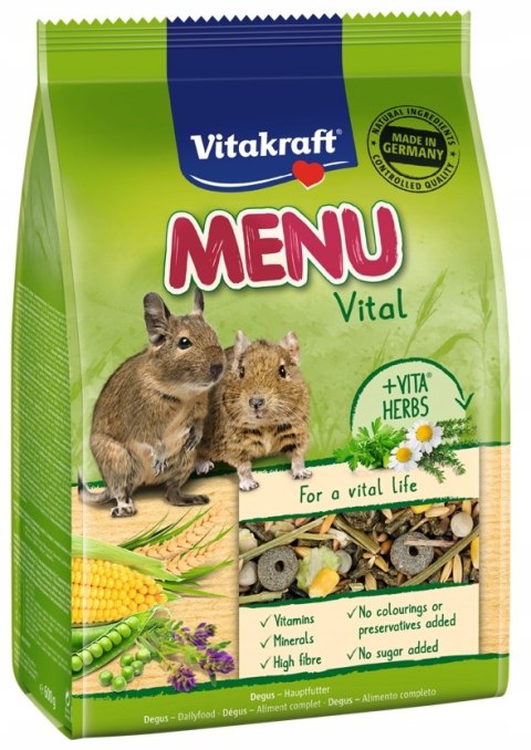 VITAKRAFT MENU VITAL 600g karma d/koszatniczki