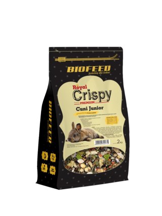 BIOFEED ROYAL CRISPY PREMIUM Cuni Junior pokarm dla młodych królików 2kg