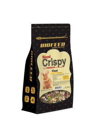 BIOFEED ROYAL CRISPY PREMIUM Cuni pokarm dla królików 750g