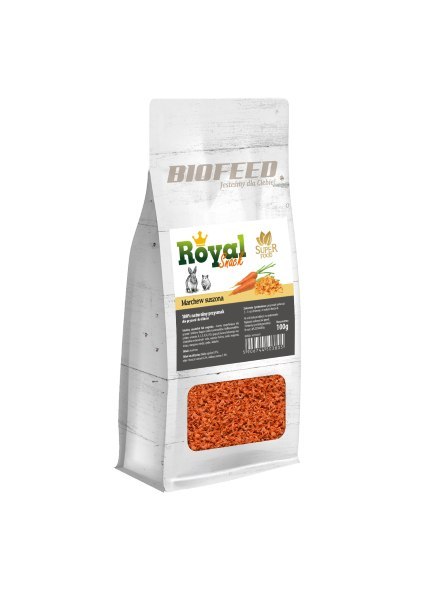 BIOFEED Royal Snack - marchew suszona 100g