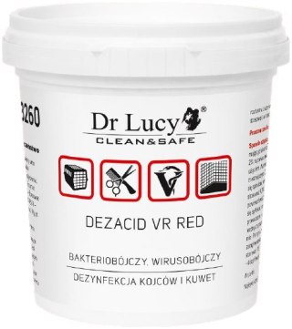 DR LUCY Preparat bakterio-, wiruso- i grzybobójczy w proszku [Dezacid VR red] 150g