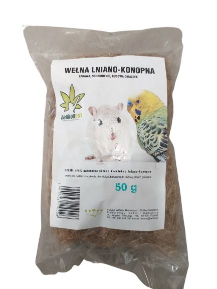 LENKONPET Wełna lniano-konopna 50g