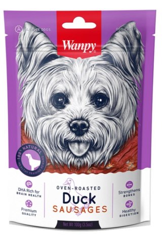 WANPY DUCK SAUSAGES 100g