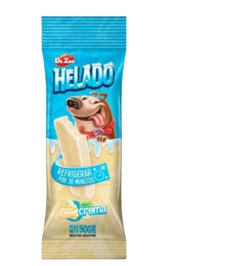 DR ZOO Helado Crema - Lody dla psa o smaku śmietanki 50g MULTIPAK 6szt [11340]