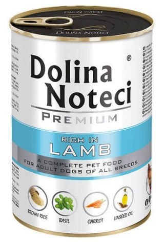 Dolina Noteci Premium Pies Jagnięcina puszka 400g