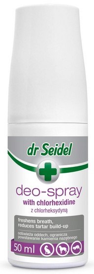 Dr Seidel Deo-Spray z chlorheksydyną - higiena jamy ustnej 50ml