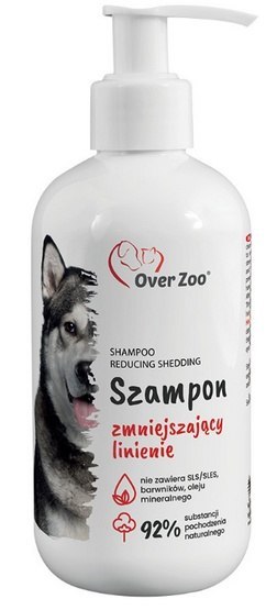 Over Zoo Szampon leczniczy zmniejszający linienie 250ml