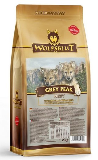 Wolfsblut Dog Grey Peak Puppy - koza i bataty 2kg