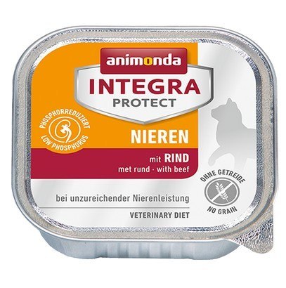 Animonda Integra Protect Nieren dla kota - z wołowiną tacka 100g