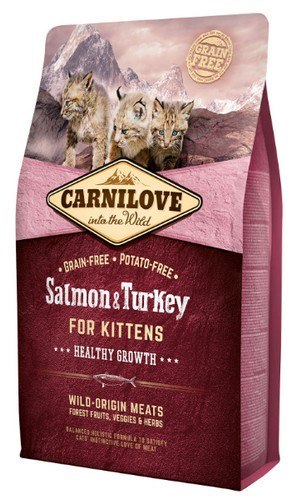 Carnilove Cat Salmon & Turkey for Kittens - łosoś i indyk 2kg