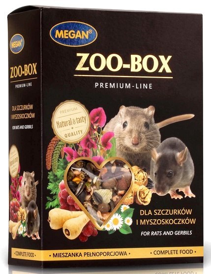 Megan Zoo-Box dla szczura i myszoskoczka 550g