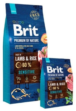 Brit Premium By Nature Sensitive Lamb 15kg