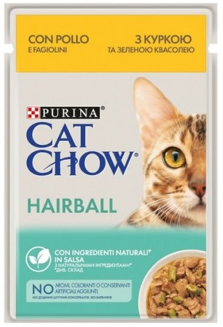 Purina Cat Chow Hairball Kurczak saszetka 85g