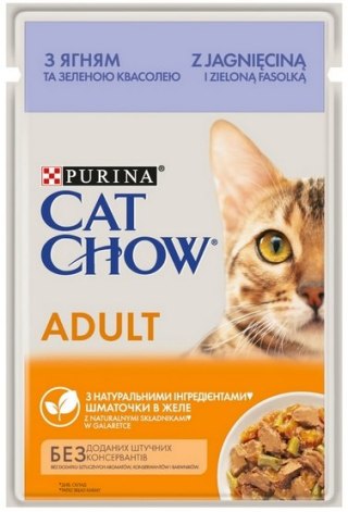 Purina Cat Chow Jagnięcina i zielona fasolka saszetka 85g