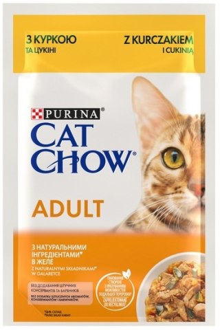 Purina Cat Chow Kurczak i cukinia saszetka 85g