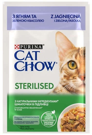 Purina Cat Chow Sterilised Jagnięcina saszetka 85g