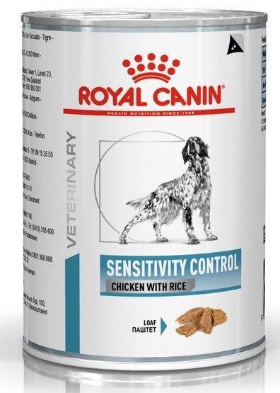 Royal Canin Veterinary Diet Canine Sensitivity Control kurczak i ryż puszka 410g