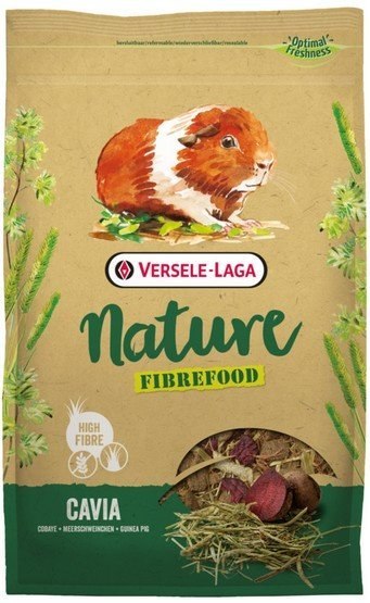 Versele-Laga Fibrefood Cavia Nature wysokobłonnikowy pokarm dla świnki morskiej 1kg