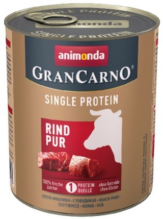 Animonda GranCarno Single Protein Wołowina puszka 800g