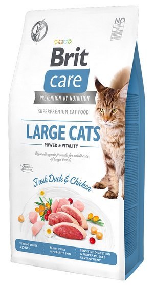 Brit Care Cat Grain Free Large Cats Power & Vitality 2kg