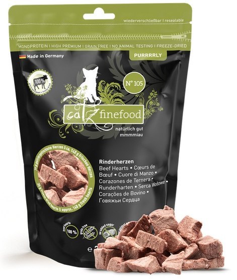 Catz Finefood Purrrrly N.105 Serca wołowe 35g