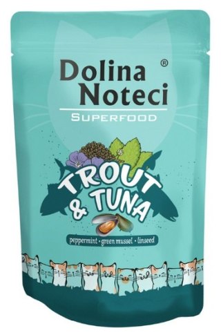 Dolina Noteci Superfood Kot Pstrąg i tuńczyk saszetka 85g