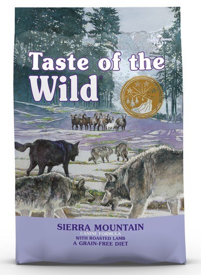 Taste of the Wild Sierra Mountain Canine z mięsem z jagnięciną 12,2kg