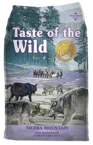 Taste of the Wild Sierra Mountain Canine z mięsem z jagnięciną 5,6kg