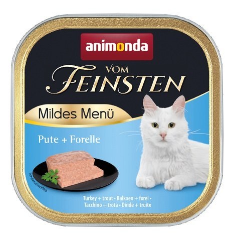 Animonda vom Feinsten Mildes Menu z Indykiem i Pstrągiem tacka 100g