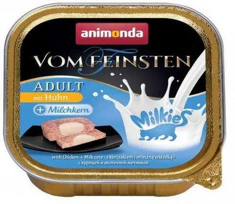 Animonda vom Feinsten Milkies Cat Kurczak + Mleko tacka 100g