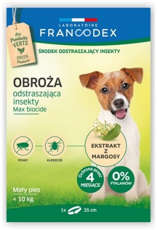 Francodex Obroża odstraszająca insekty małe psy do 10kg 35cm [FR179171]