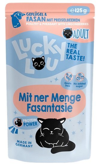 Lucky Lou Lifestage Adult Drób i bażant saszetka 125g