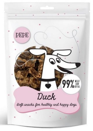 Paka Zwierzaka PEPE Mini Chunkies Duck (kaczka) 70g