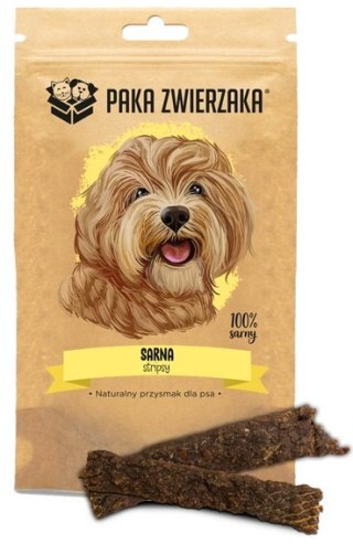 Paka Zwierzaka Stripsy Sarna 100% 70g